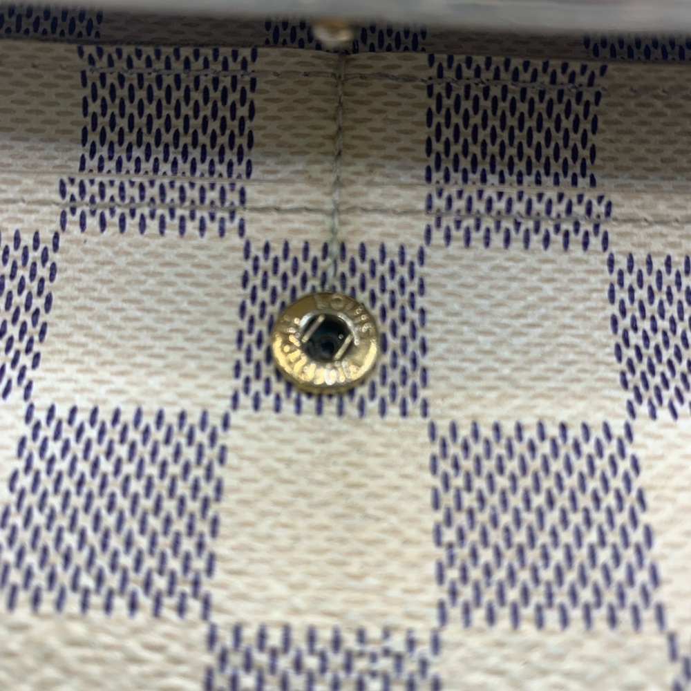 Louis Vuitton Sarah long wallet Damier Azure - Picture 9 of 10